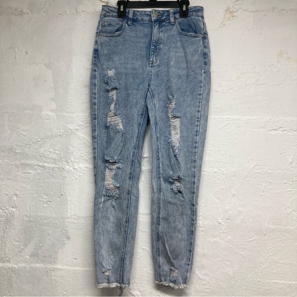 Tinseltown high waist distressed jeans size 5 - Picture 1 of 6